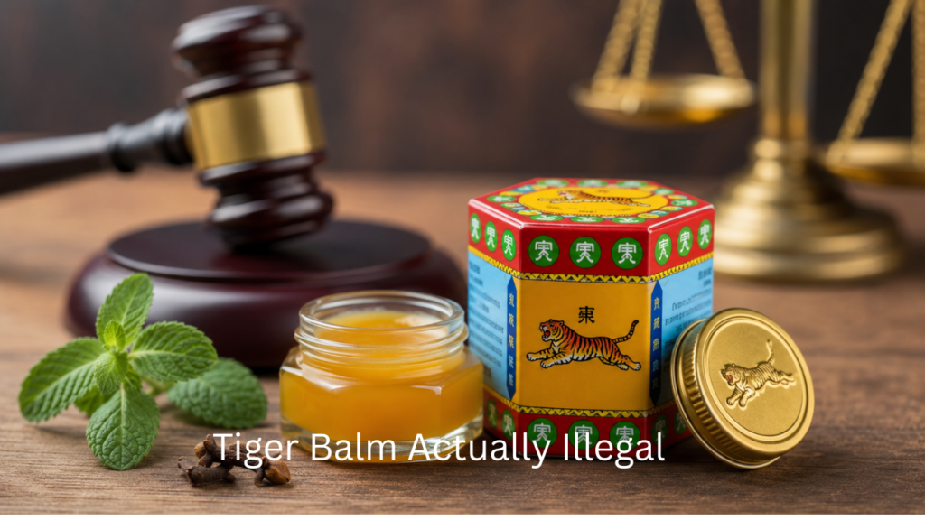 Tiger Balm Actually Illegal
