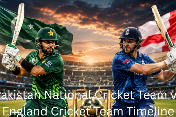 Pakistan National Cricket Team vs England Cricket Team Timeline