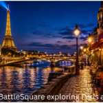 PlayBattleSquare exploring Paris after dark