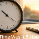 What Time Was It 5 Hours Ago