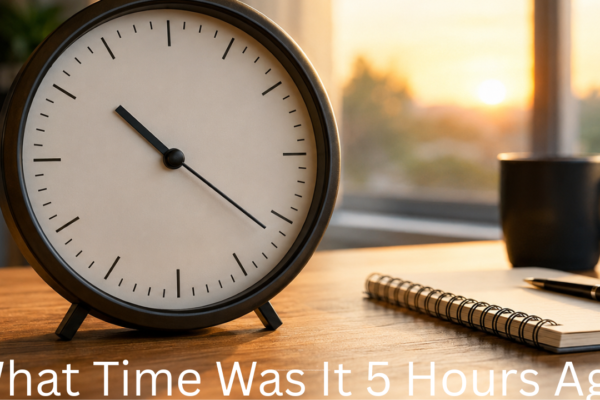 What Time Was It 5 Hours Ago