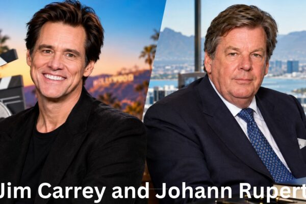 Jim Carrey and Johann Rupert