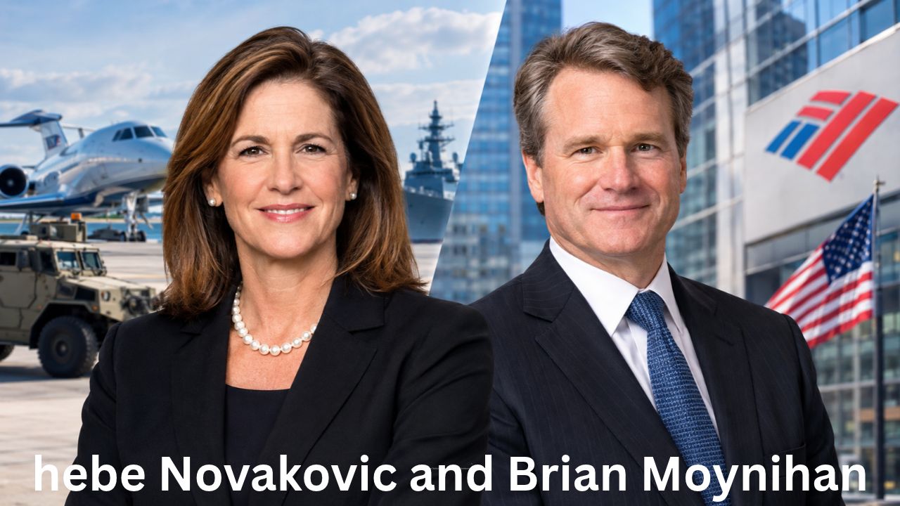 hebe Novakovic and Brian Moynihan